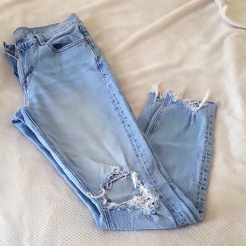 Light Frenge Skinny Jeans
